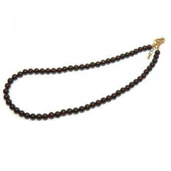 Stunning Deep Red Garnet Beaded Necklace Stunning Deep Red Garnet Beaded Necklace